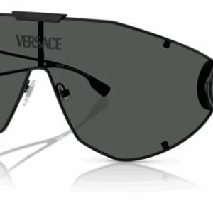 Versace 0VE2268 143387 Matte Black/Dark Grey Mask Men's Sunglasses