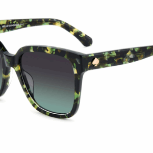 Kate Spade KIYA 2/G/S PHW Havana Green Square Women's Sunglasses