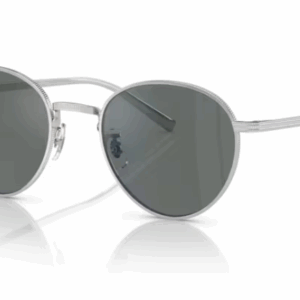 Oliver Peoples OV1336ST Rhydian 5036W5 Silver/Regal blue Round Shaped Sunglasses