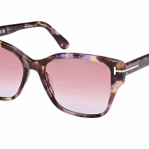 Tom Ford ELSA FT1108 55Z Coloured Havana/Violet Gradient Women's Sunglasses
