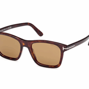 Tom Ford BARRON FT1179 52E Dark Havana/Brown Square Men's Sunglasses