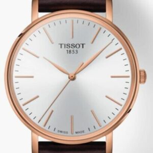 Tissot Every time Gent White Dial Leather strap Men's Watch T1434103601100