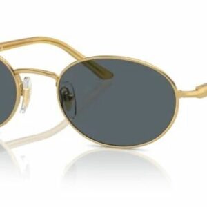 Persol 0PO1018S 1129R5 Gold/Blue Oval Shaped 55 mm Women's Sunglasses