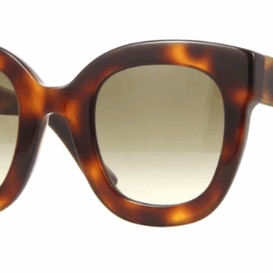 Gucci GG0208S 003 Havana/Brown Gradient Square Women's Sunglasses