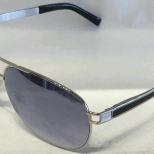 Fred Hawai C6 8427 118 Palladium/Blue Mirrored/Gradient Oval Men's Sunglasses.