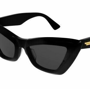 Bottega Veneta BV1101S 001 Black/Grey Cat Eye Women's Sunglasses