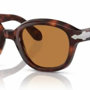 Persol 0PO0060S 24/53 Havana/Yellow Soft Square 52mm Women's Sunglasses