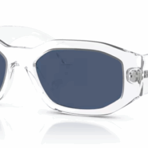 Versace 0VE4361 148/80 Crystal/Dark blue Square Men's Sunglasses