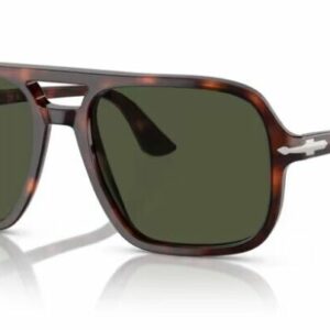 Persol 0PO3328S 24/31 Havana/Green 58mm Men's Sunglasses