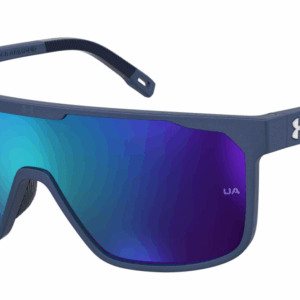 Under Armour UA DEFINE/G 5BF T5 Matte Dark Blue/Green Mirrored Men's Sunglasses