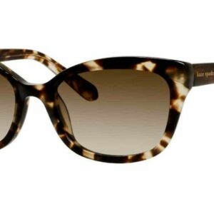 Kate Spade Amara/S 00FP/CC Black Havana/Brown Gradient Cat-Eye Sunglasses