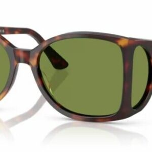 Persol 0PO0005 24/4E Havana/Green Round Shaped Men's Sunglasses
