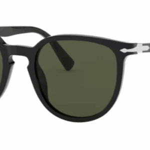 Persol 0PO3210S 95/31 Black/Green Oval Men's Sunglasses