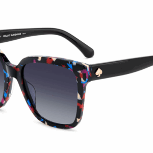 Kate Spade KIYA 2/G/S 7RM Pattern Black Square Women's Sunglasses