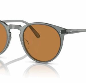 Oliver Peoples 0OV5183S O'MALLEY 178253 Dusty Aqua Cognac Round Men's Sunglasses