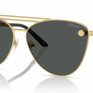 Versace 0VE2267 100287 Gold/Dark Grey Women's Sunglasses