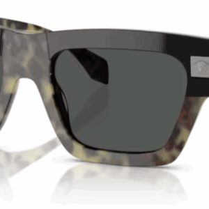 Versace 0VE4464 545687 Havana/Dark Grey Rectangular 52mm Men's Sunglasses