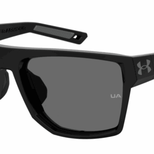 Under Armour UA Launch 2/G 807 Black/Grey Polarized Rectangle Men's Sunglasses