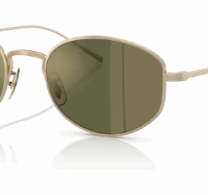 Oliver Peoples 0OV1347ST Estra 5340O8 Gold G-15 Goldtone Round Men's Sunglasses