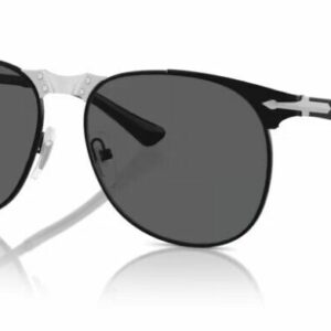 Persol 0PO1016S 1078B1 Black/ Dark Grey Square 57mm Men's Sunglasses