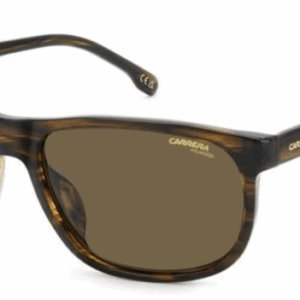 Carrera C FLEX 08/G/S EX4 Brown/Bronze Polarized Rectangle Men's Sunglasses
