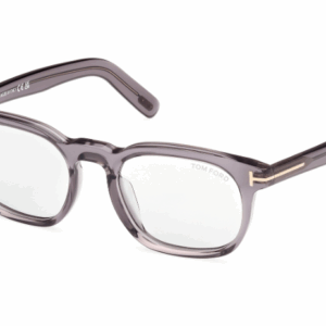 Tom Ford FT1122-D 01A Shiny Grey/Smoke  Square Men's Sunglasses