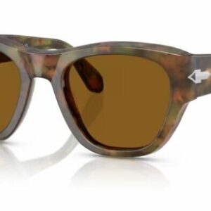 Persol 0PO0054S 108/33 Caffe/Brown Square Shaped Unisex Sunglasses