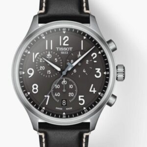 Tissot Chrono XL T-Sport Black Leather Strap Men's Watch T1166171606200