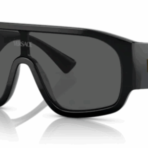 Versace VE4439 GB1/87 Black/Dark grey Oversized Women's Sunglasses