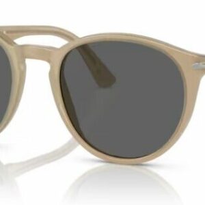 Persol 0PO3152S 1169B1  Opal beige/Dark grey Square Shaped 52mm Men's Sunglasses