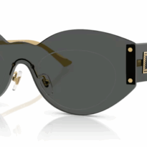 Versace 0VE2276 100287 Gold/Dark grey Mask Women's Sunglasses
