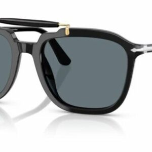 Persol 0PO0203S 95/3R Black/ Dark Blue Polarized 55mm Men's Sunglasses