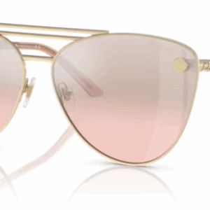 Versace 0VE2267 12527E Pale gold/Light Pink Mirror Silver Women's Sunglasses