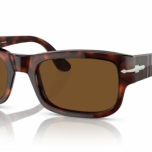 Persol 0PO3326S 24/57 Havana/Brown Polarized Rectangular 57mm Men's Sunglasses