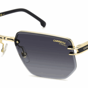 Carrera 1070/S RHL Gold Black/Dark Grey Shaded Rectangular Men's Sunglasses