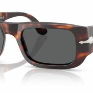 Persol 0PO3362S 24/B1 Havana/ Dark Grey Oval 55mm Unisex Sunglasses