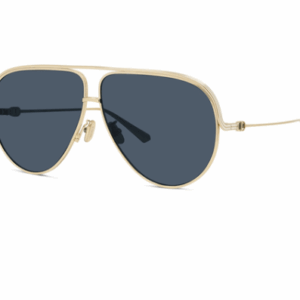 Christian Ever Dior A1U B0B0  light nickeltin / Blue Oval Women's Sunglasses