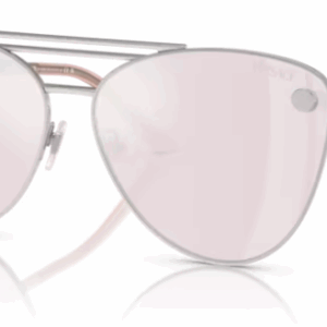 Versace 0VE2267 10007V Silver/Pink Mirror White Cat-Eyed Women's Sunglasses