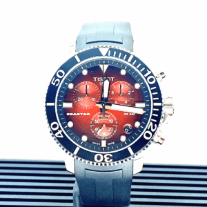 Tissot Seastar 1000 Chronograph Red/Black Men's Watch T1204171742100