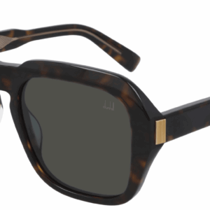 Dunhill DU0001S 003 Havana/Grey Oversized Rectangular Men's Sunglasses