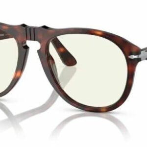 Persol 0PO0649 24/BL Havana/Grey Photochromic Soft Square Men Sunglasses
