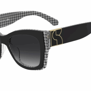 Kate Spade KS JAYDA/G/S TAY Black White Cat Eye Women's Sunglasses