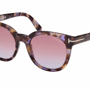 Tom Ford FT1109 55Z Coloured Havana/Gradient Soft Square Women's Sunglasses