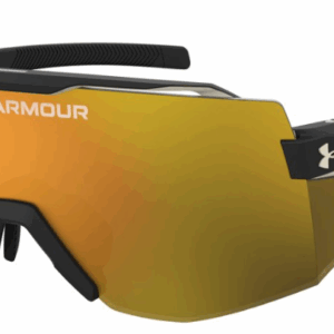 Under Armour UA Squad 2M2-BLK-Gold-B Gold Mirrored Men's Sunglasses