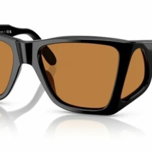 Persol 0PO0009 95/53 Black/Yellow Rectangle Shaped Men's Sunglasses
