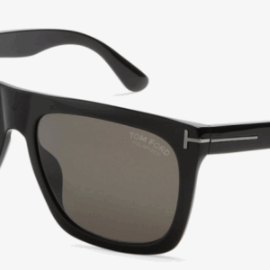 Tom Ford FT0513 N Morgan 01D Shiny Black/Smoke Polarized Square Men's Sunglasses