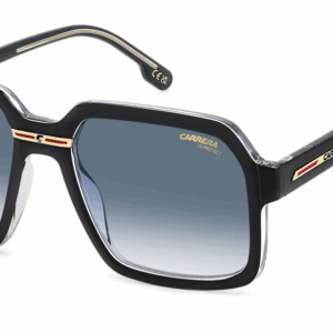 Carrera Victory C 08/S 7C5 08 Black Crystal/Dk Blue Shaded Men's Sunglasses