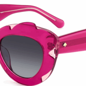 Kate Spade AHMEIRA/G/S 35-J Pink/Dark Grey Cat-Eye Women's Sunglasses