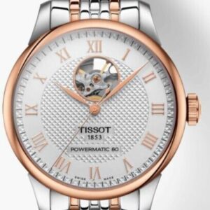 Tissot LE Locle Powermatic 80 Open Heart Silver Dial Men's Watch T0064072203302