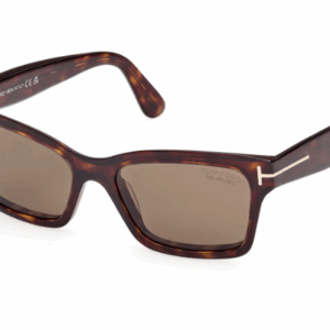 Tom Ford Mikel FT1085 52H Black-Dark Havana/Brown Polarized Women's Sunglasses